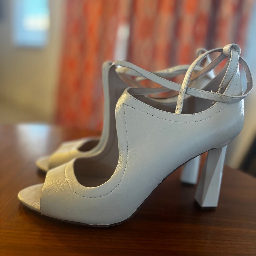 ✨ AD & Daughters Vero Cuoio Leather Heels — Size 9.5 ✨